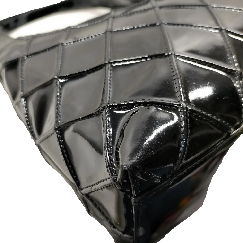 Chanel Vintage Quilted Patent Leather Shoulder Bag - Picture 10 of 14